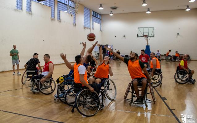 Playing Basketball