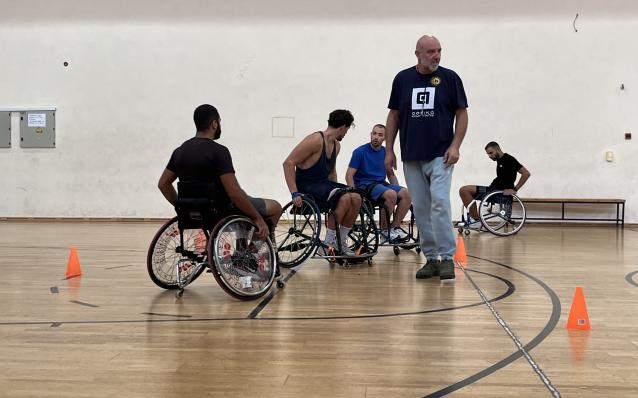 Playing Basketball