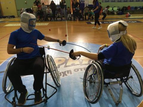 wheelchair fencing